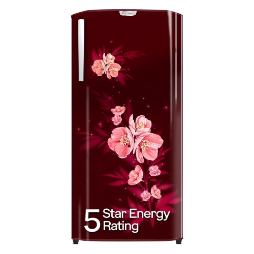 Godrej 180 L 5 Star Turbo Cooling Technology, 24 Days Farm Freshness Direct Cool Single Door Refrigerator (2024 Model, RD EDGENEO 207E THF MP WN, Maple Wine)
