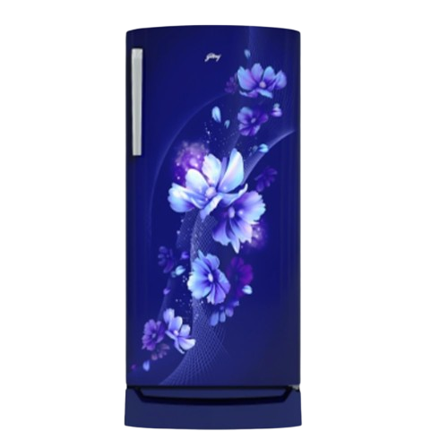 Godrej 180 L 3 Star Direct Cool Turbo Cooling Technology With Upto 24 Days farm Freshness Single Door Refrigerator With Bae Drawer (RD EMARVEL 207C TDF AT BL, Aster Blue)