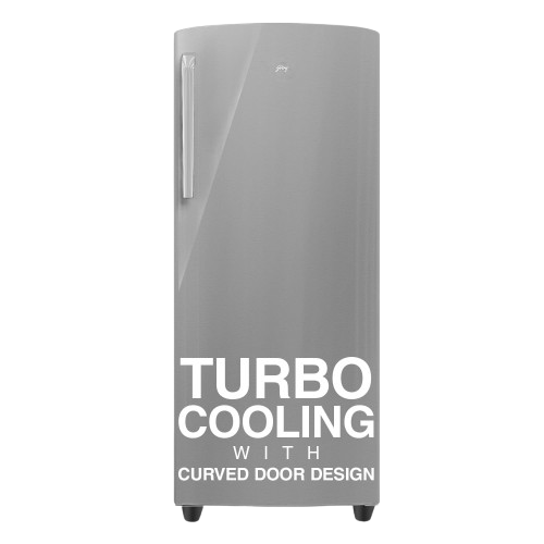 Godrej 268 L 3 Star Turbo Cooling Technology Ensuring Faster Cooling Direct Cool Single Door Refrigerator With Advanced Inverter Technology (2024 Model, RD EMARVEL 290C THI ST GL, Steel Glow)