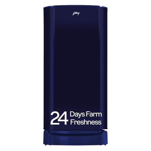Godrej 183 L 2 Star Farm Fresh Crisper Technology With Jumbo Vegetable Tray Direct Cool Single Door Refrigerator (2024 Model, RD R190B WRF NY BL, Navy Blue)