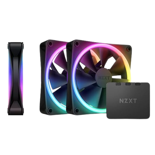 Nzxt F120 RGB Duo 120mm Cabinet Fan With RGB Controller (Triple Pack)