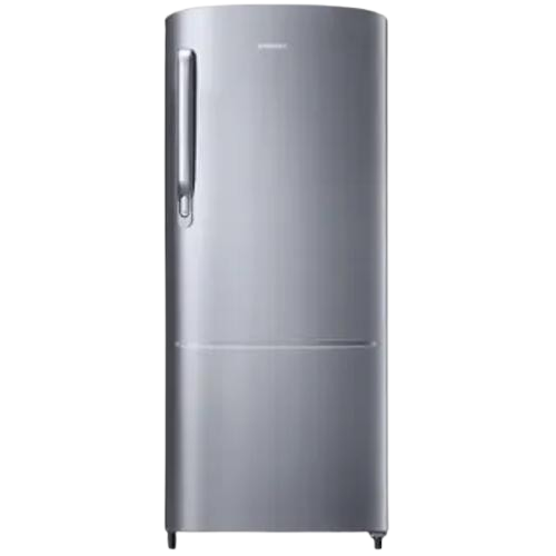 Samsung 183 L, 2 Star, Digital Inverter, Direct-Cool Single Door Refrigerator (RR20C1712S8/HL, Silver, Elegant Inox, 2023 Model)