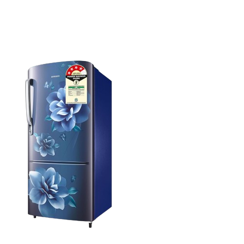 Samsung 183 L, 4 Star, Digital Inverter, Direct-Cool Single Door Refrigerator (RR20C1724CU/HL, Camellia Blue, 2024 Model)