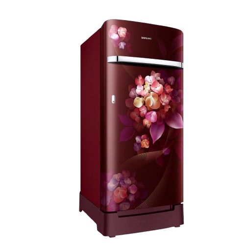 Samsung 198L 4 Star Direct Cool Single Door Digital Inverter Refrigerator (RR21B2H2XHT/HL, Hydrangea Plum, 2022 Model)