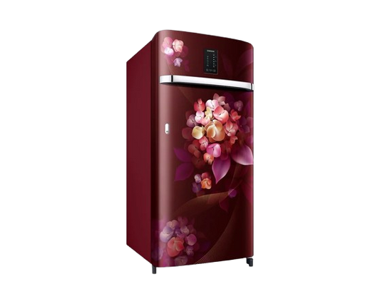 Samsung 189L 4 Star Inverter Direct-Cool Single Door Digi-Touch Refrigerator Appliance (RR21C2E24HT/HL,Hydrangea Plum) 2023 Model