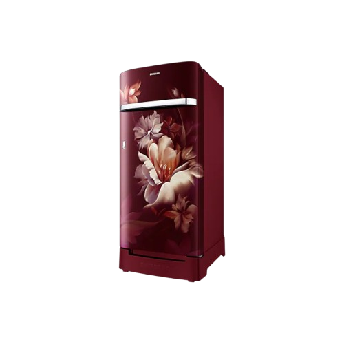 Samsung 189L 5 Star Inverter Direct-Cool Single Door Refrigerator (RR21C2H25DX/HL,Luxe Brown) Base Stand Drawer 2023 Model