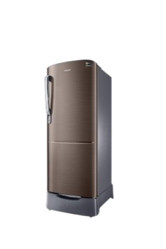 Samsung 212 L 3 Star Direct-Cool Single Door Refrigerator (RR22T282YDX/NL, Luxe Brown)