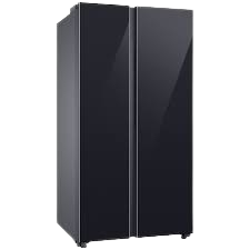 Samsung 653L Convertible 5 In 1 Digital Inverter Side by Side Refrigerator Appliance, (RS76CB811333HL, Glam Deep Charcoal)