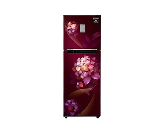 Samsung 236L 2 Star Inverter Frost-Free Convertible 3 In 1 Double Door Refrigerator Appliance (RT28C3732HT/HL,Hydrangea Plum 2023 Model)