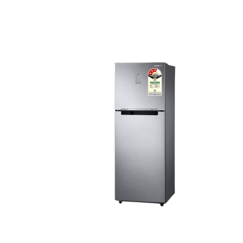 Samsung 236 L, 3 Star, Convertible, Digital Inverter with Display Frost Free Double Door Refrigerator (RT28C3733S8/HL, Silver, Elegant Inox, 2024 Model)