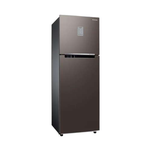 Samsung 236 L, 2 Star, Bespoke Convertible, Digital Inverter with Display, Frost Free Double Door Refrigerator (RT28CB732C2/HL, Cotta Steel Charcoal, 2023 Model)