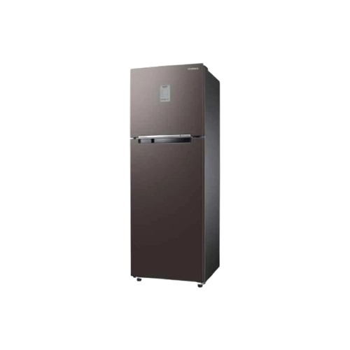 Samsung 256 L, 2 Star, Bespoke Convertible, Digital Inverter with Display, Frost Free Double Door Refrigerator (RT30CB732C2/HL, Cotta Steel Charcoal, 2023 Model)