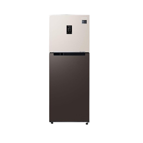 Samsung 301 L, 2 Star, Bespoke Convertible 5-in-1, Digital Inverter with Display, Frost Free Double Door Refrigerator (RT34CB522C7/HL, Beige & Charcoal, 2023 Model)