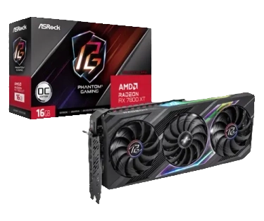 ASRock RX 7800 XT फैंटम गेमिंग OC 16GB ग्राफिक्स कार्ड 
