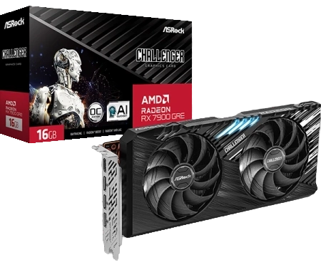 ASRock RX 7900 GRE चैलेंजर OC 16GB ग्राफिक्स कार्ड 