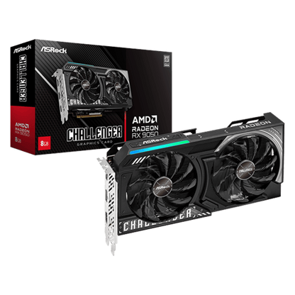 ASRock Radeon RX 9050 Challenger 8GB GDDR6 Graphics Card