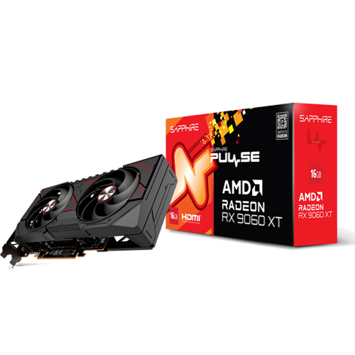 Sapphire Pulse RX 9060 XT OC 8GB GDDR6 Graphics Card - 11350-04-20G