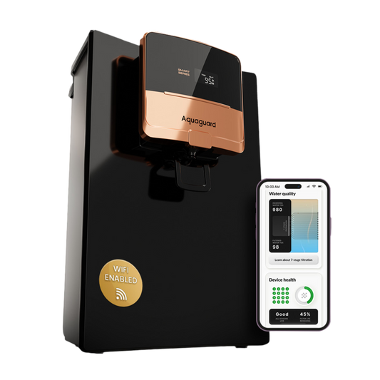 Aquaguard Ritz Pro 2X Life RO + UV Smart IoT Water Purifier