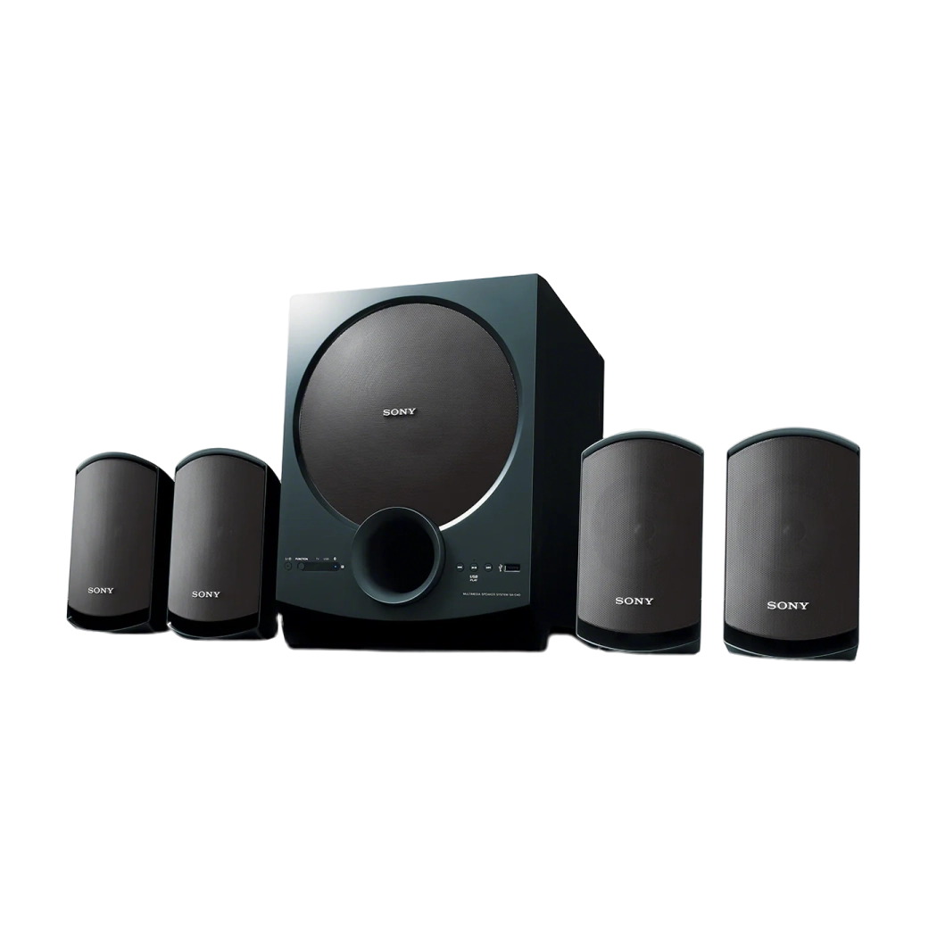 Sony SA-D40 C E12 4.1 Channel Multimedia Speaker System with Bluetooth (Black)