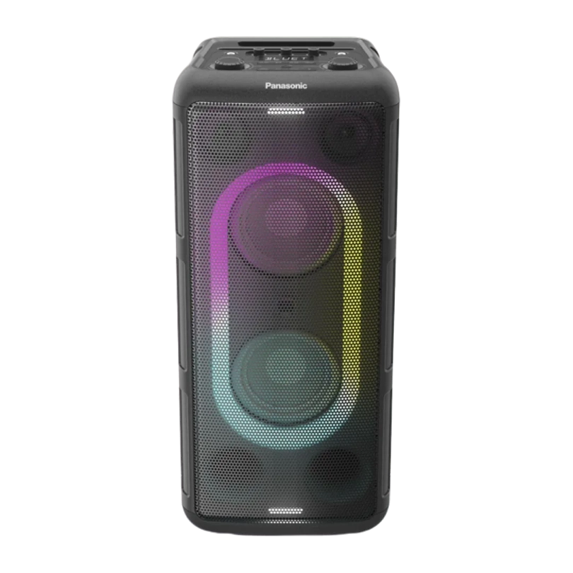 Panasonic SC-TMAX45 1000W Double Woofer Party Speaker | Bluetooth, USB, AUX connectivity | Mic & Guitar Jack