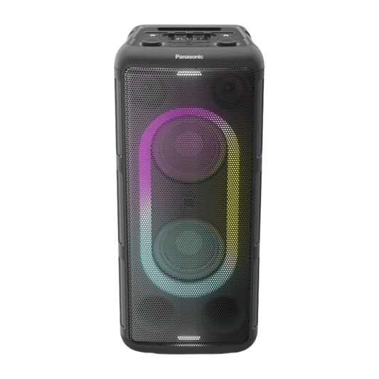 Panasonic SC-TMAX45 1000W Double Woofer Party Speaker | Bluetooth, USB, AUX connectivity | Mic & Guitar Jack