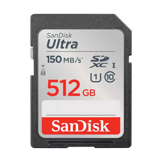 SanDisk Ultra SDHC UHS-I card and SDXC UHS-I card 512GB - SDSDUNC-512G-GN6IN