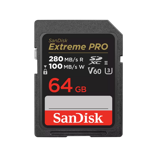 SanDisk Extreme PRO SDXC UHS-II Card - 64GB SDSDXEP-064G-GN4IN