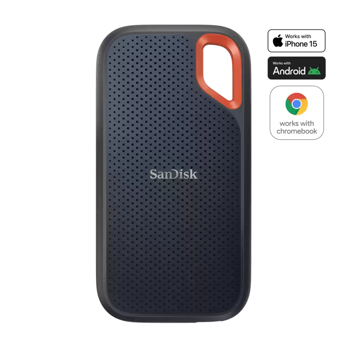 SanDisk E61 Extreme 1TB Portable SSD | USB 3.2 Gen 2 | Up to 1050MB/s Read | Up to 1000MB/s Write | IP65 Water & Dust Resistant | 3m Drop Protection