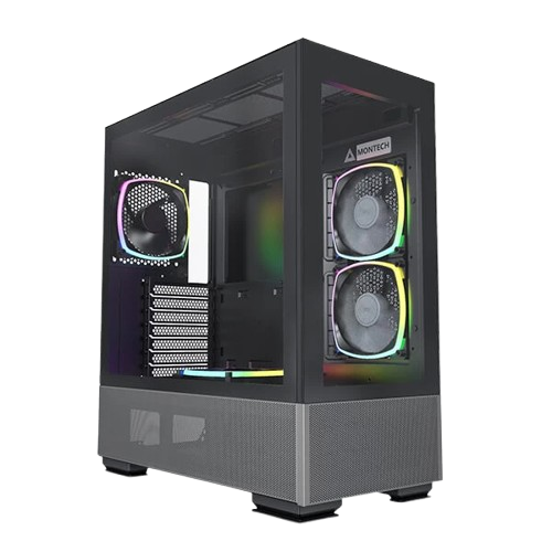 Montech Sky Two ARGB (ATX) Mid Tower Cabinet (Black)