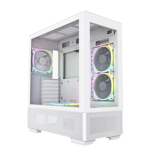 Montech Sky Two ARGB (ATX) Mid Tower Cabinet (White)