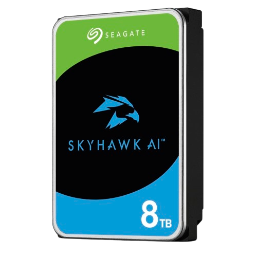 Seagate Skyhawk AI 8TB Surveillance Hard Drive – 3.5 Inch SATA 6 Gb/s 256 MB Cache - ST8000VE001