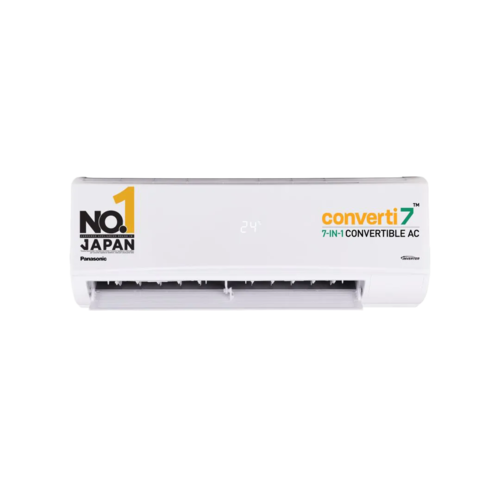 Panasonic 1.4 Ton 3 Star Inverter Split AC (Powerful Mode, Copper Condenser, 7in1 Convertible, 2-Way Swing, PM 0.1 Filter, CS/CU-SU17AKY3T, 2025 Model, White)