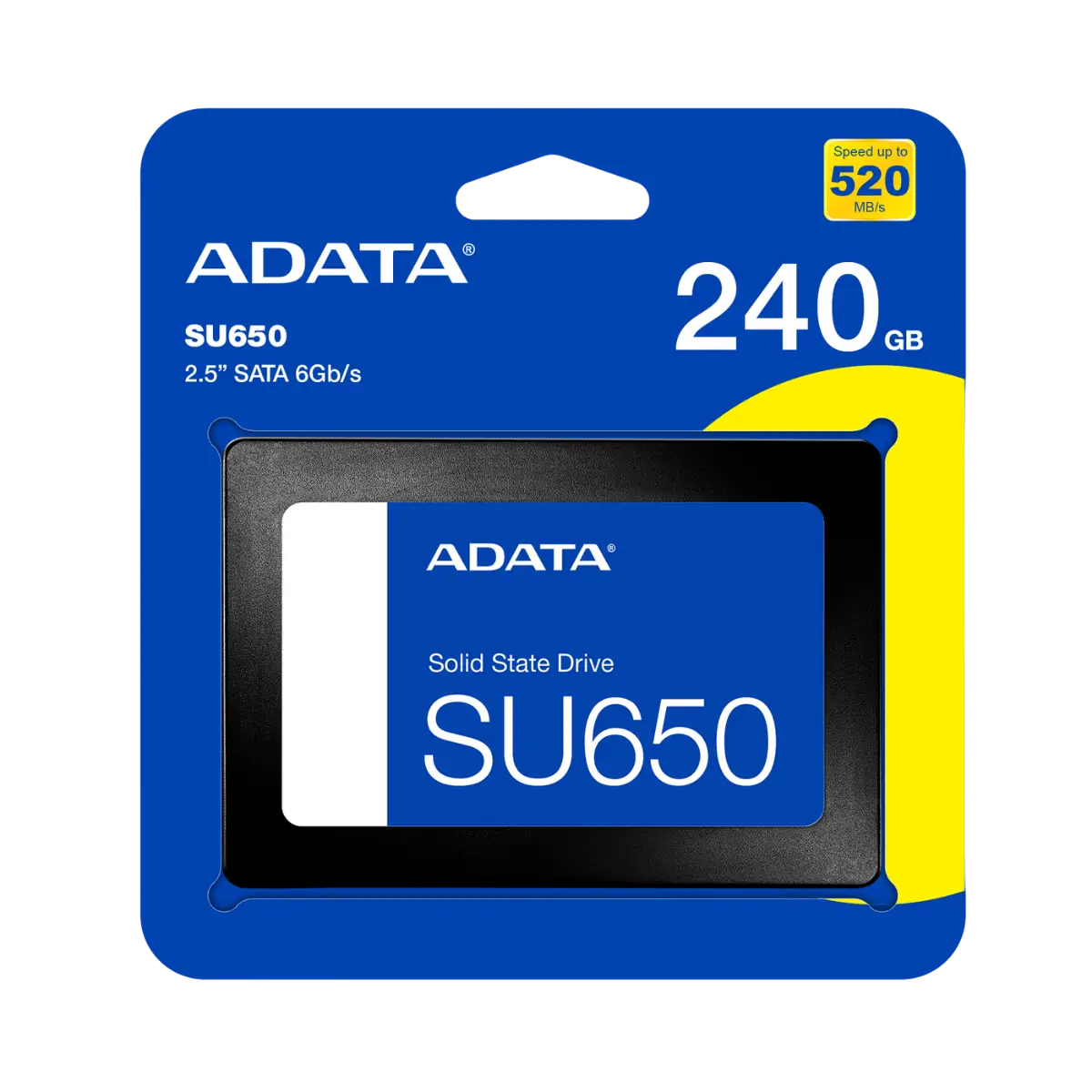 ADATA Ultimate SU650 SSD | SATA 6Gb/s | 2.5-inch | 3D NAND | Up to 520MB/s Read | Up to 450MB/s Write