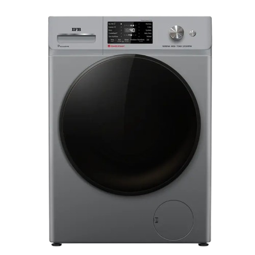 नई IFB सेरेना MSN 7012K फ्रंट लोड वॉशिंग मशीन 7 Kg | 1200 rpm | मेटैलिक सिल्वर 