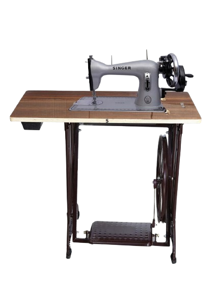 Singer Sewing Machine – Silver Girl Foot Basic with Sheet Metal Stand