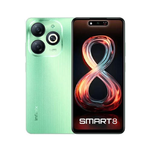Infinix Smart 8 HD, 3GB RAM, 64GB ROM, Crystal Green, Smartphone