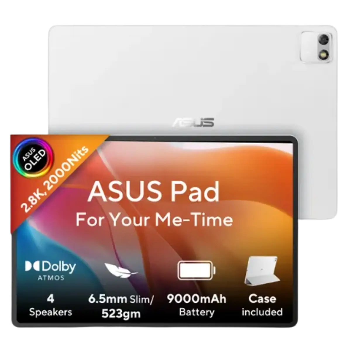 ASUS Pad T3201 T3201M5A-TL005DW 12.2" 2.8K OLED Tablet | MediaTek Dimensity 8300 | 8GB RAM | 256GB | Wi-Fi