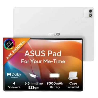 ASUS Pad T3201 T3201M5A-TL005DW 12.2" 2.8K OLED Tablet | MediaTek Dimensity 8300 | 8GB RAM | 256GB | Wi-Fi