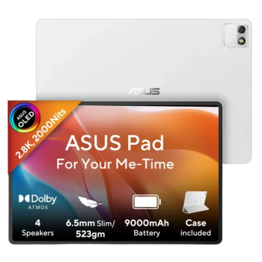 ASUS Pad T3201 T3201M5A-TL005DW 12.2" 2.8K OLED Tablet | MediaTek Dimensity 8300 | 8GB RAM | 256GB | Wi-Fi