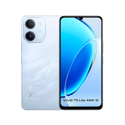 Vivo T5 Lite 44W 5G 4GB+128GB Wave Blue | 120Hz Display | 6500mAh Battery | 44W FlashCharge