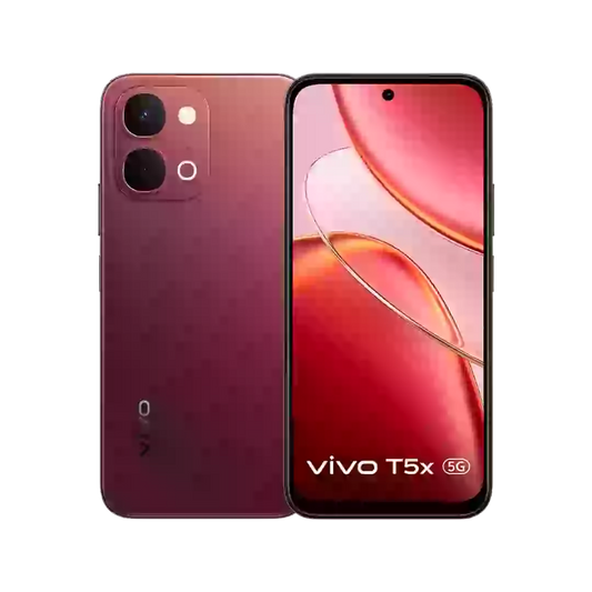 vivo T5x 5G 8GB+256GB | MediaTek Dimensity 7400-Turbo | 7200mAh | Fusion Red