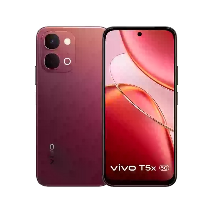 vivo T5x 5G 8GB+256GB | MediaTek Dimensity 7400-Turbo | 7200mAh | Fusion Red