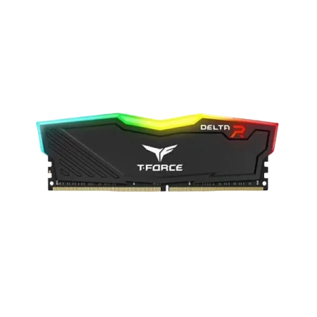 TeamGroup T-Force Delta RGB 16GB (16GBx1) DDR4 3600MHz Black Desktop RAM