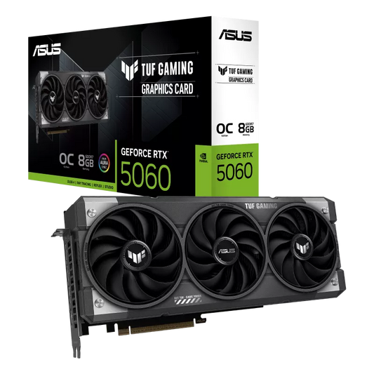 ASUS TUF Gaming GeForce RTX 5060 8GB GDDR7 OC Edition - TUF-RTX5060-O8G-GAMING
