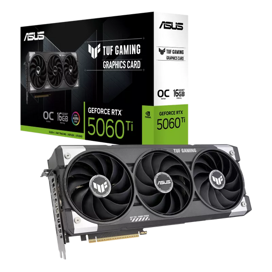ASUS TUF Gaming RTX 5060 Ti OC 16GB GDDR7 Graphics Card - TUF-RTX5060TI-O16G-GAMING