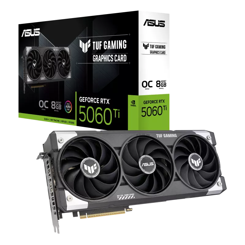 ASUS TUF Gaming GeForce RTX 5060 Ti 8GB GDDR7 - TUF-RTX5060TI-O8G-GAMING