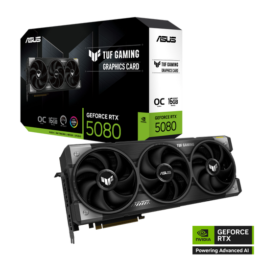 ASUS TUF Gaming RTX 5080 OC 16GB GDDR7 Graphics Card