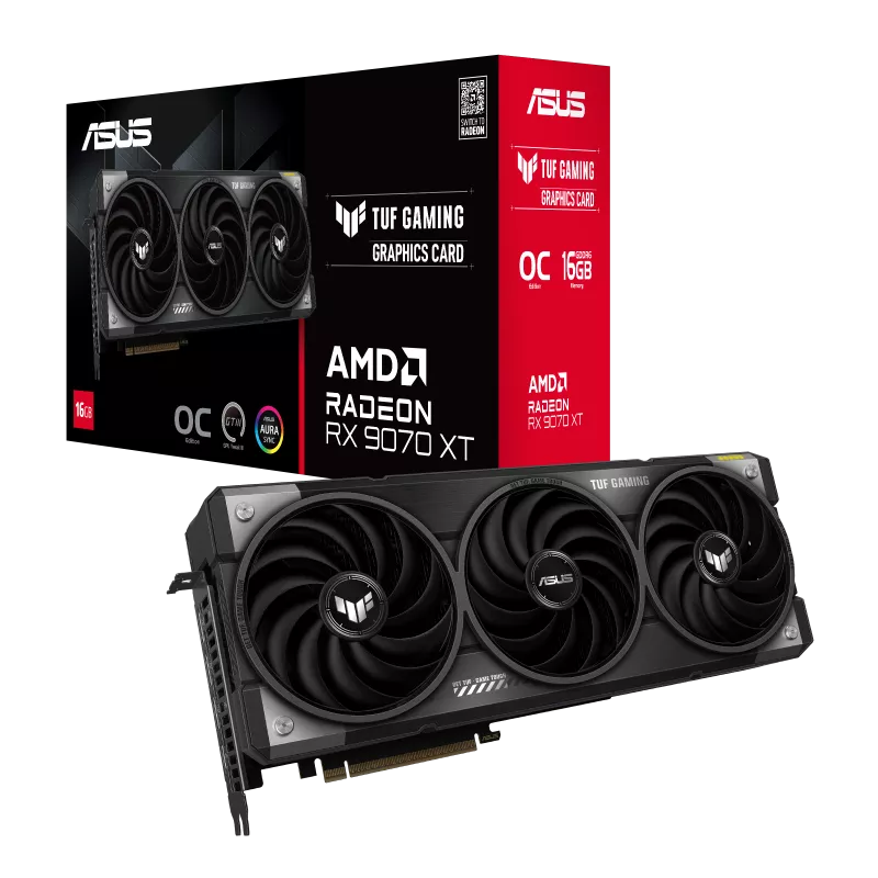 ASUS TUF Gaming Radeon RX 9070 XT OC Edition 16GB Graphics Card