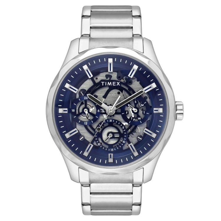 Timex Men Blue Round Dial Analog Watch - TW0TG7627