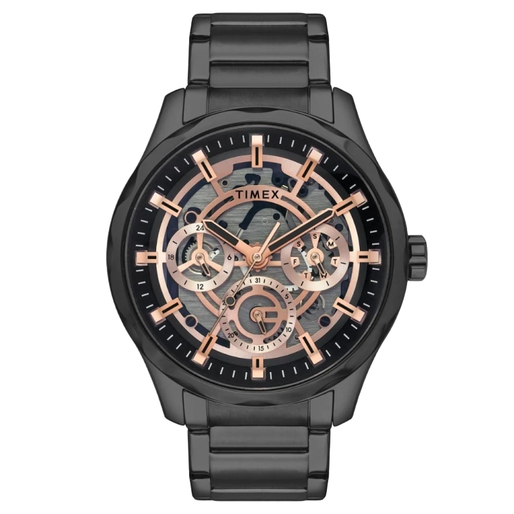 Timex Men Black Round Dial Analog Watch - TW0TG7630